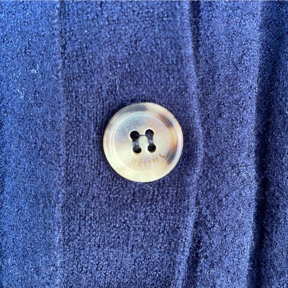 CELINE 100% Wool Cardigan - Picture 8 of 12